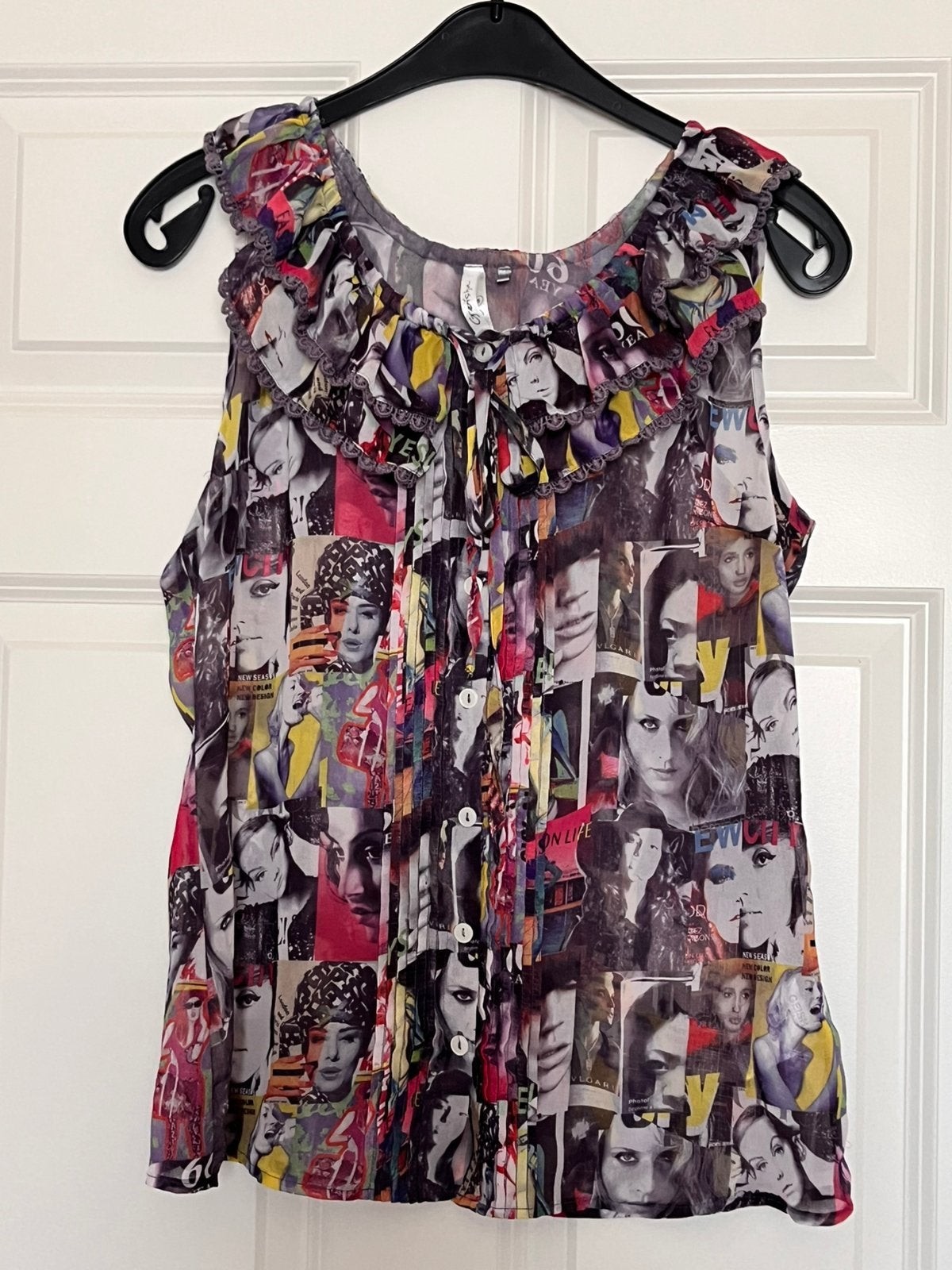 Mouwloos/off shoulder blouse maat S. Merk Geisha, Ophalen of Verzenden, Zo goed als nieuw, Maat 36 (S)
