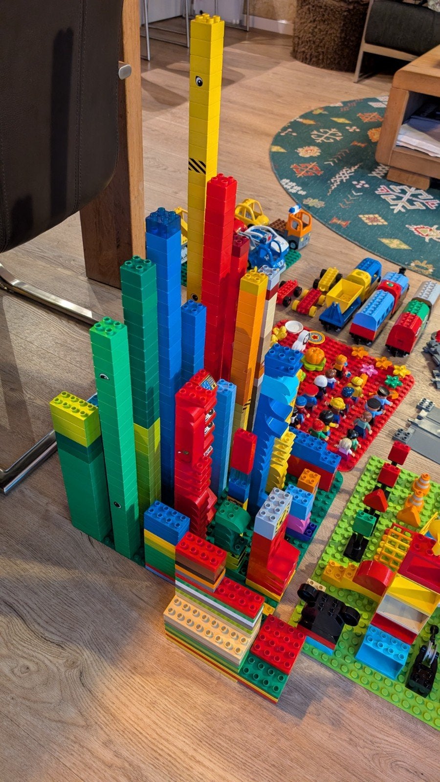 Grote collectie LEGO Duplo met treinen en meer, Ophalen, Gebruikt, Overige merken