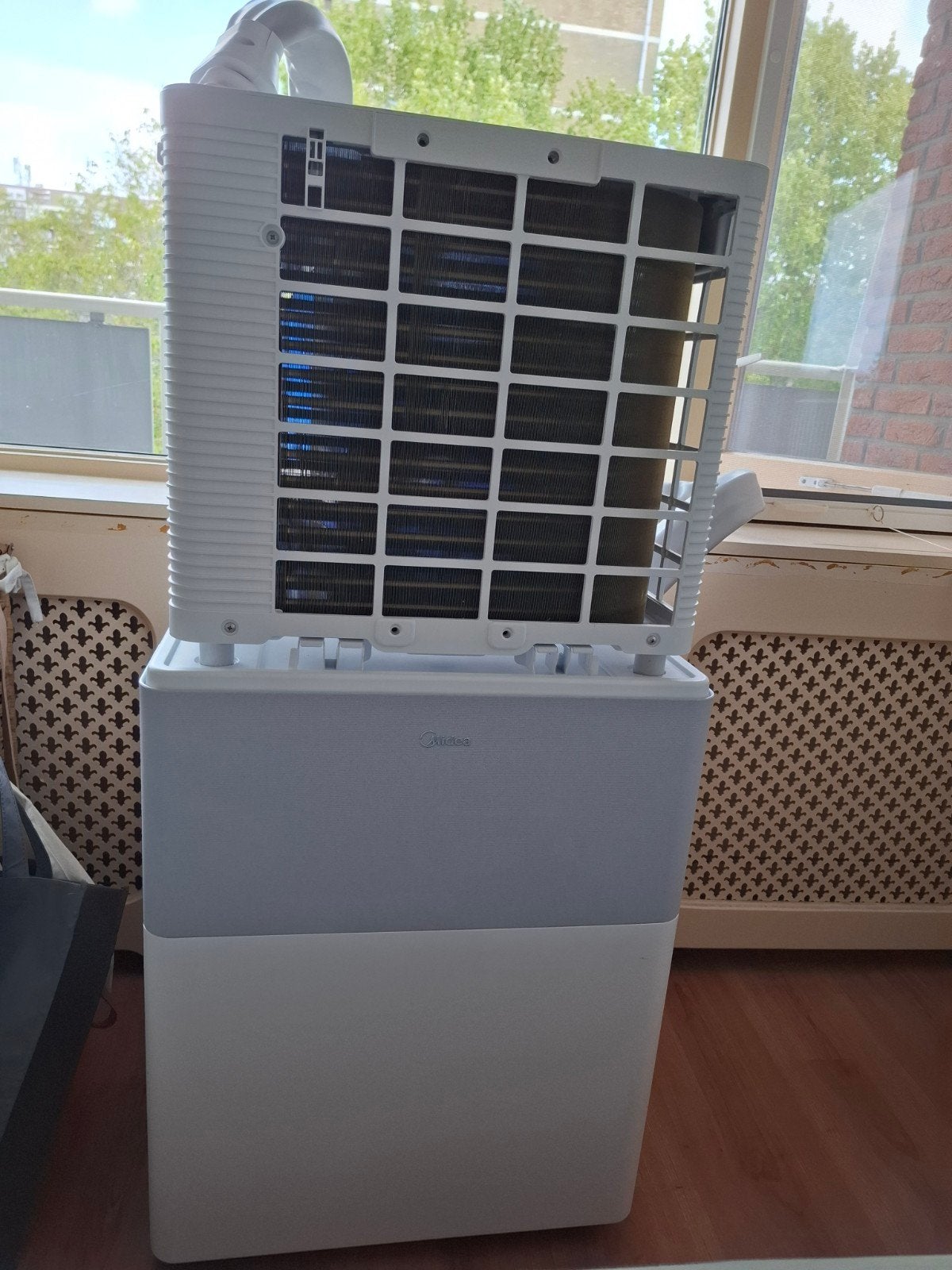 Midea Portable Split Airco 12.000 BTU, Ophalen, Gebruikt, Minder dan 60 m³, 3 snelheden of meer