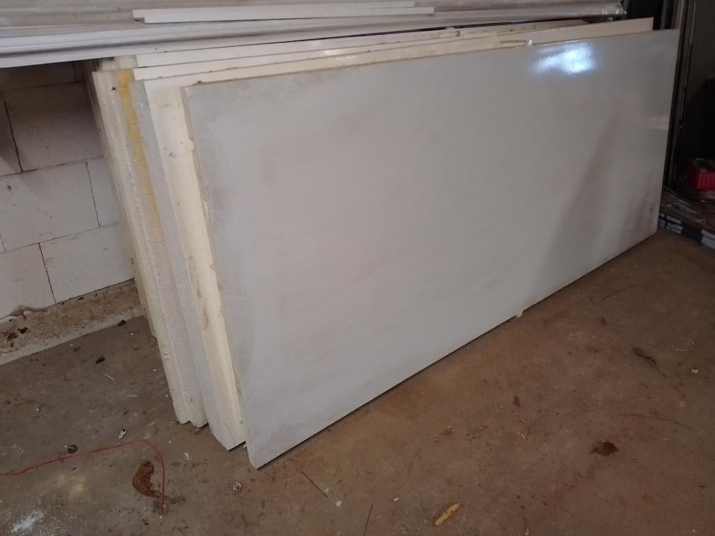 geisoleerde wandpanel, panelen, 10 cm, incl. montage profiel, Ophalen, Zo goed als nieuw, Overige materialen