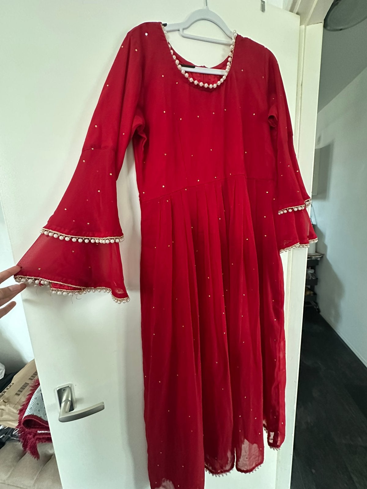Maxi dress, Maat 38/40 (M), Nieuw, Ophalen of Verzenden, Rood