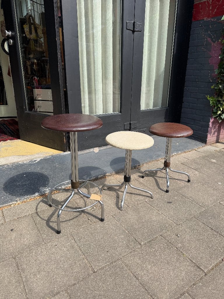 SALE: vintage design Brabantia krukken, Dutch design krukjes