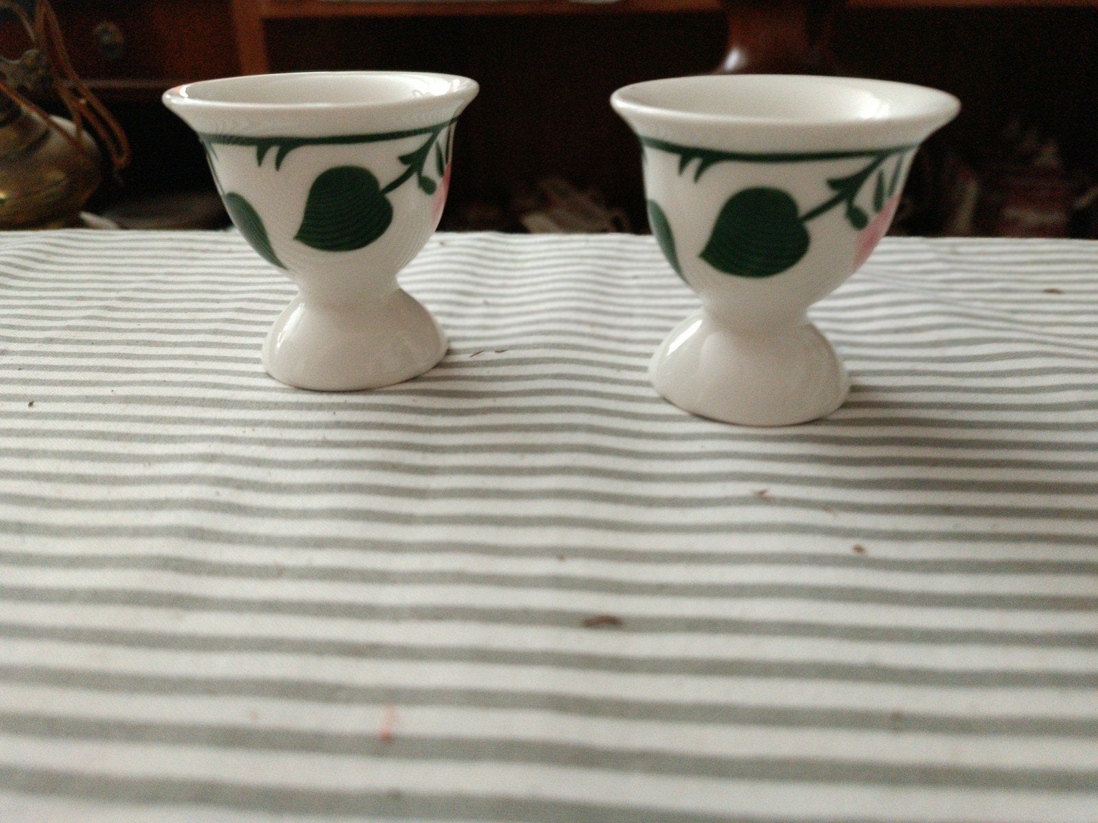 Wild Rose Villeroy en Boch 2 x eierdoppen, Antiek en Kunst, Ophalen of Verzenden