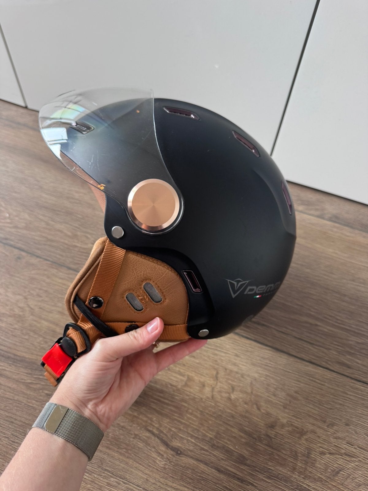 DEMM Speed Pedelec Mat zwart, Fietsen en Brommers, Brommerhelmen, Ophalen of Verzenden, Zo goed als nieuw