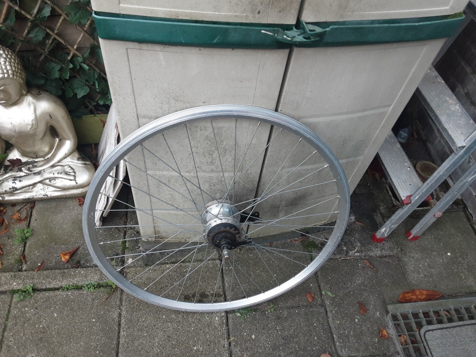 28 inch nexus  (SG-7R46) achterwiel, 7 speed,rollerbrake rem, Fietsen en Brommers, Ophalen of Verzenden, Gebruikt, Shimano Nexus