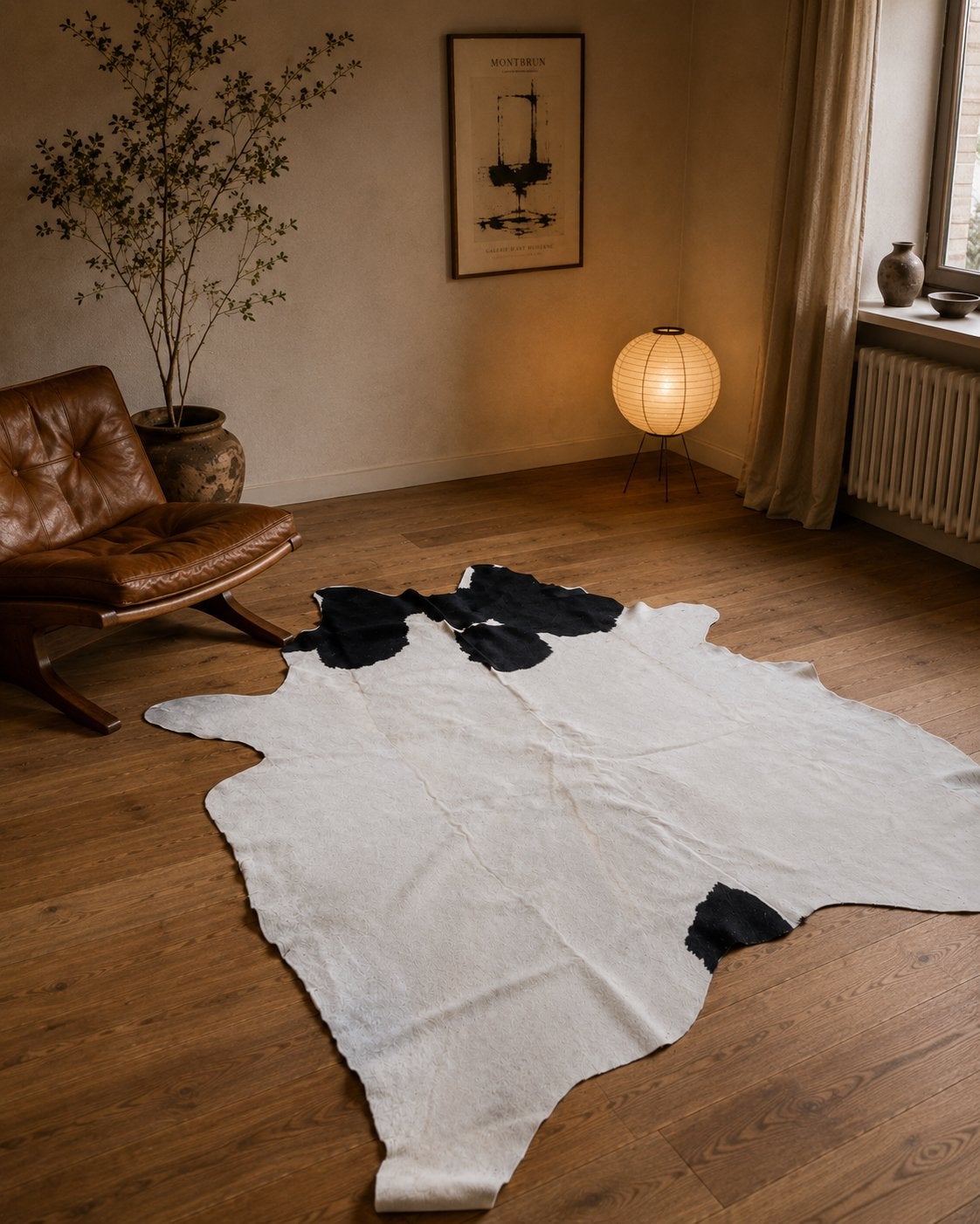 Prachtig koeienhuid vloerkleed - Zwart-wit, Wit, 150 tot 200 cm, 200 cm of meer, Ophalen of Verzenden