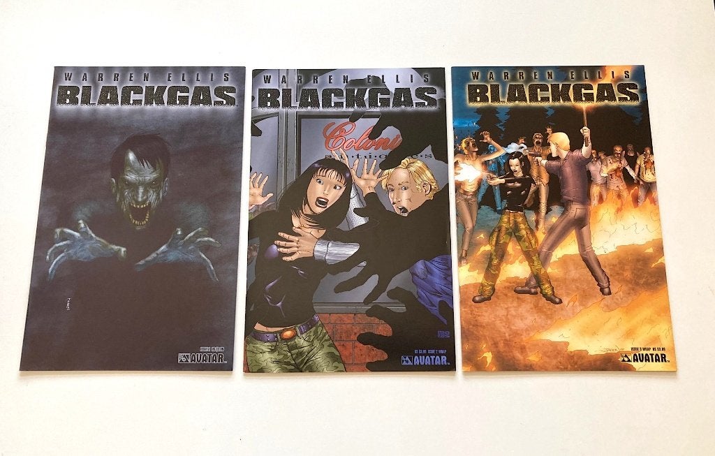 Black Gas #1-3 (set) 1st Series Avatar Comics 2006, Boeken, Ophalen, Amerika, Complete serie of reeks, Nieuw
