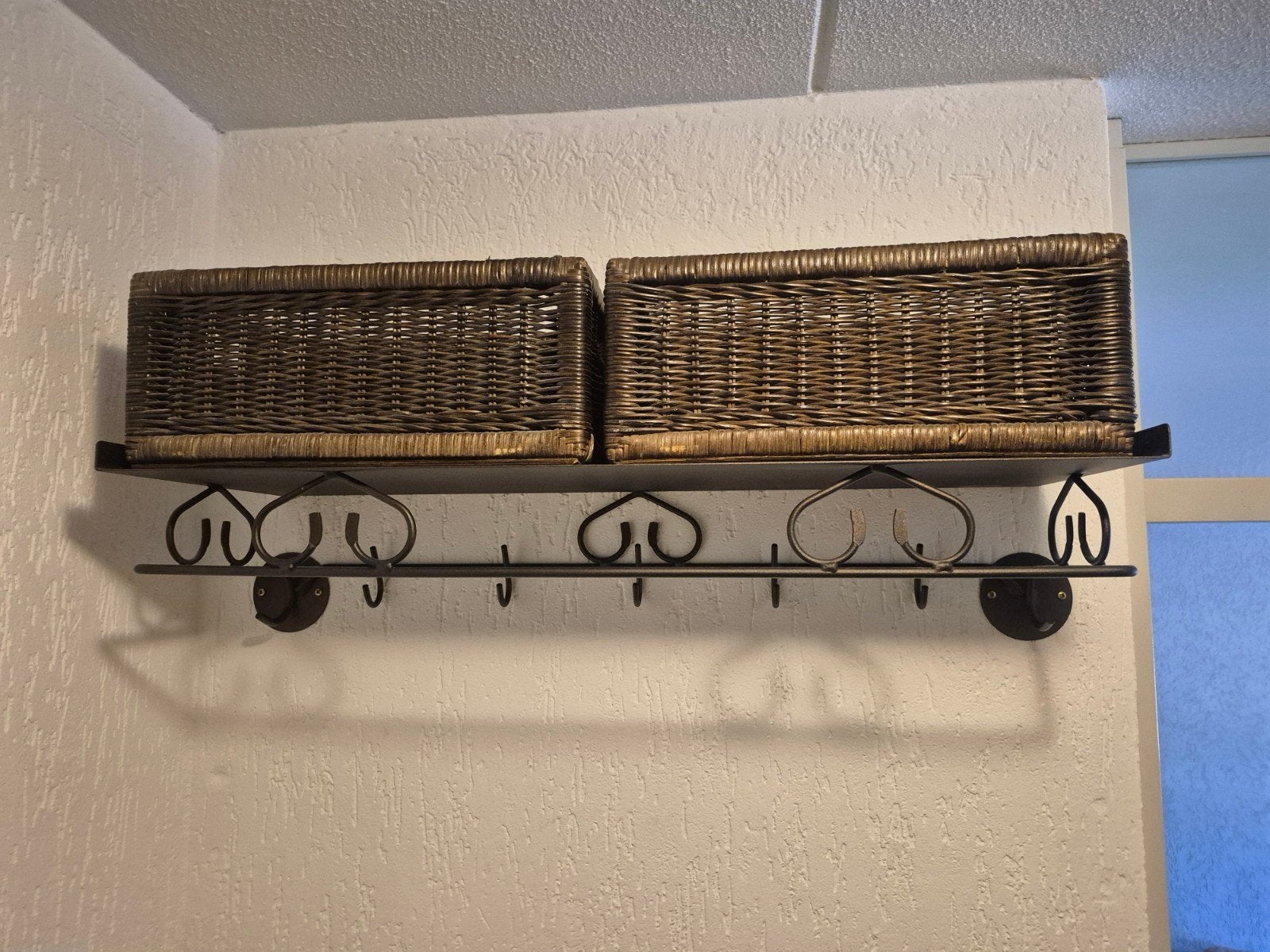 kapstok met 2 opbergmandjes, Huis en Inrichting, Zo goed als nieuw, Minder dan 100 cm, Metaal, Ophalen