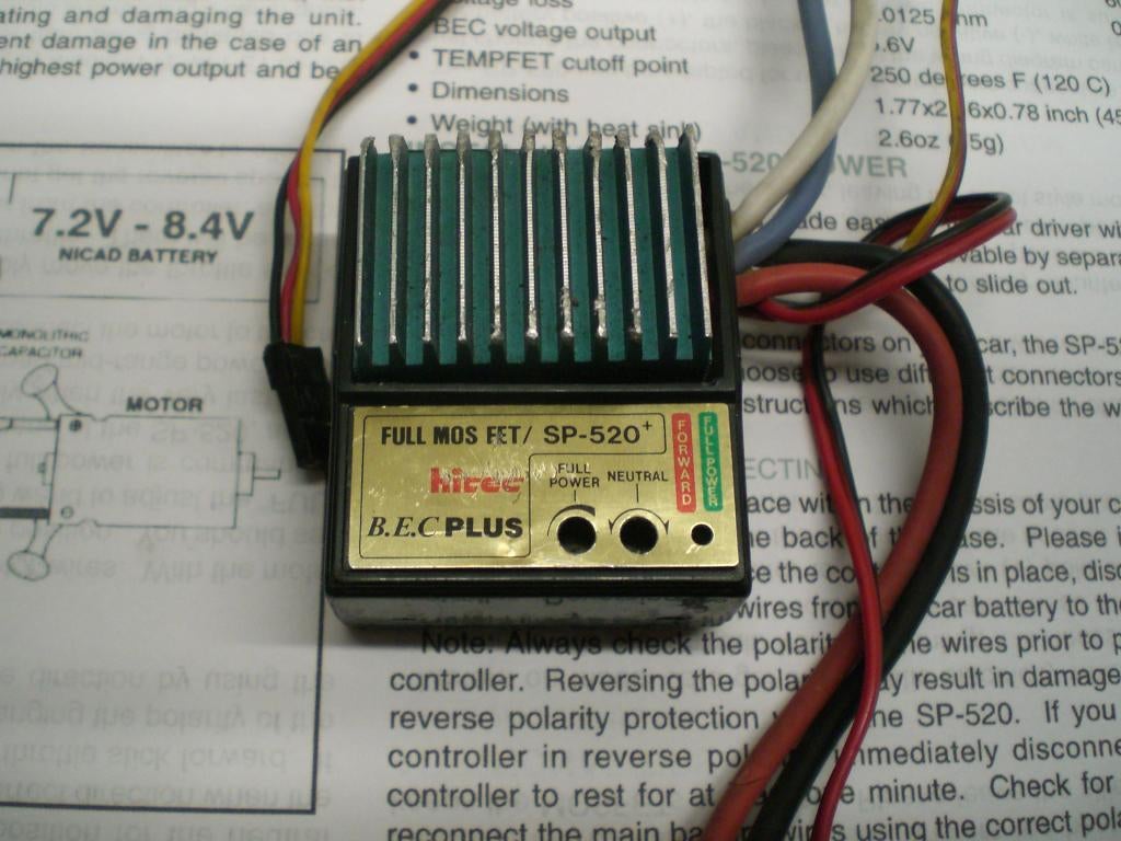 HITEC SP-520+ ESC BEC PLUS, Ophalen of Verzenden, Gebruikt