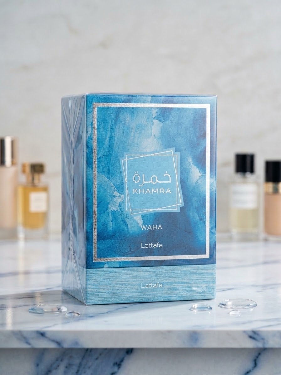 Lattafa Khamrah Waha - heren parfums, Ophalen of Verzenden, Nieuw, Miniatuur