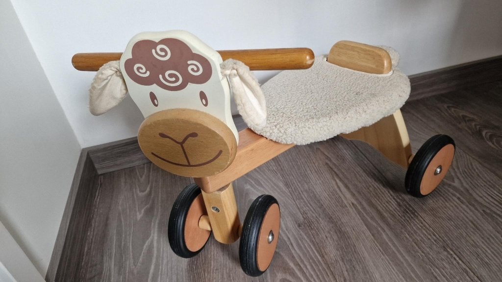 Houten loopfiets schaap, Ophalen, Gebruikt, Loopfiets
