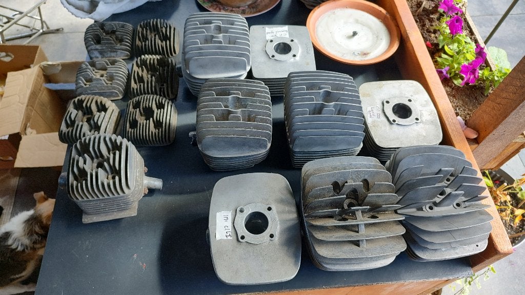 Zundapp 50 cc cilinders, 2 x imi, rest origineel, Ophalen of Verzenden, Gebruikt, Cilinder