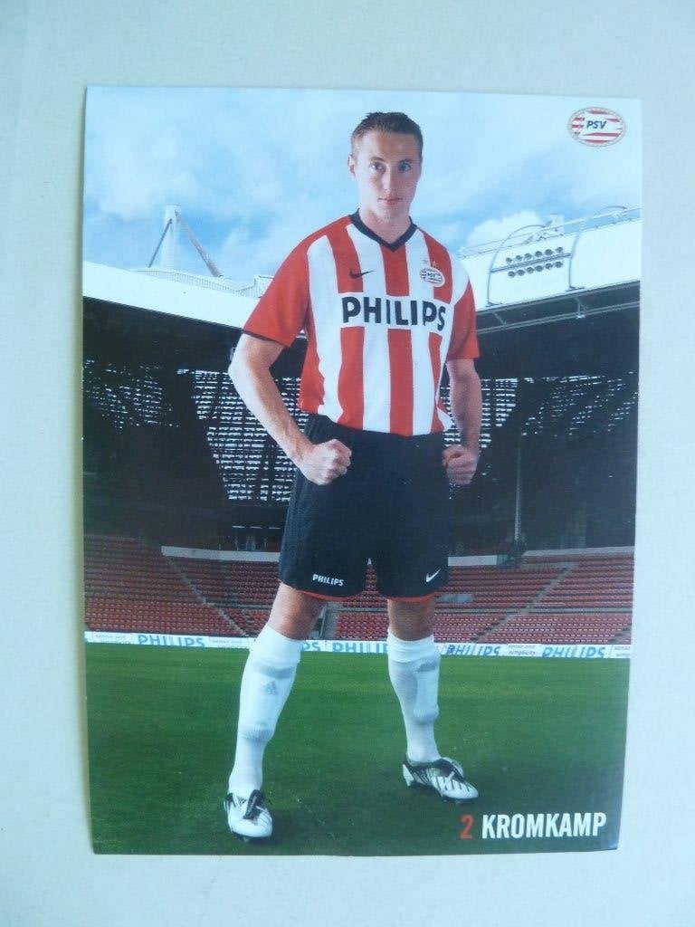 Spelerskaart.  Jan.Kromkamp. PSV. 2008/2009, Verzamelen, Ophalen of Verzenden, Zo goed als nieuw, PSV, Spelerskaart