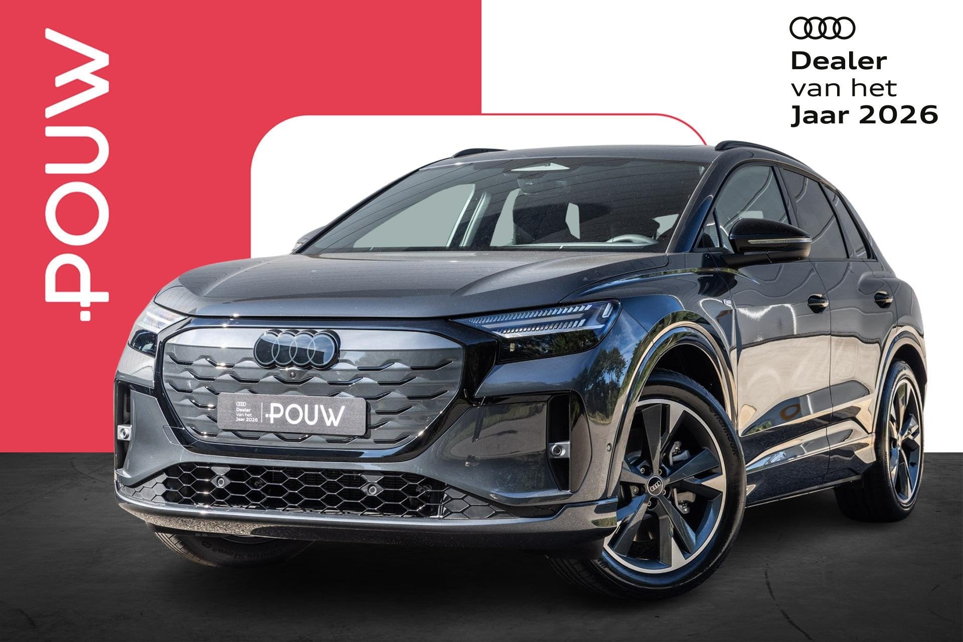 Audi Q4 e-tron 286pk S Edition 82 kWh | Tech Plus | Panorama, Auto's, Automaat, 12 maanden, Achterwielaandrijving, 510 min