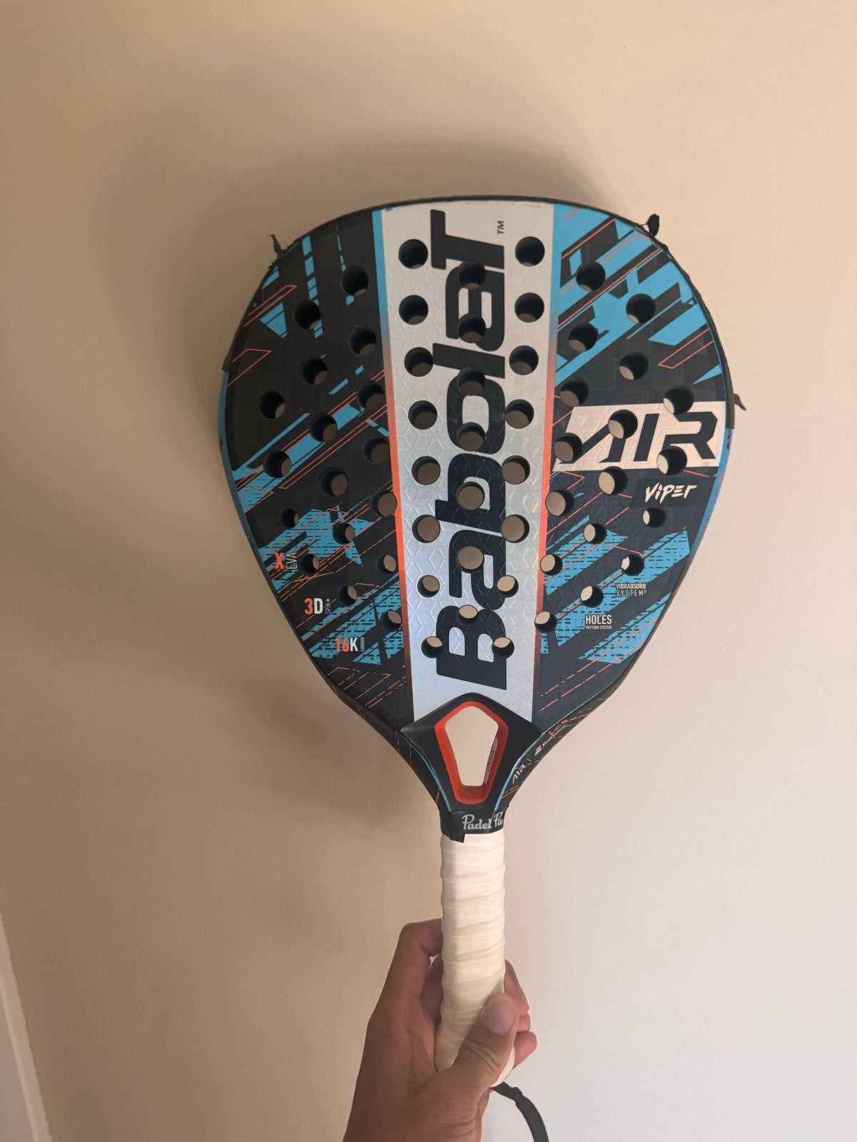 Babolat Air Viper Padel Racket - Gebruikt, Ophalen of Verzenden, Gebruikt