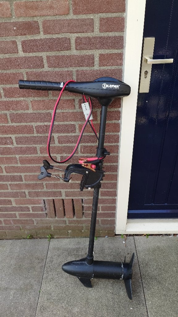 Talamex 66 Elektrische Buitenboordmotor + VMT Accu 12V 165Ah, Watersport en Boten, Ophalen, Gebruikt, Motor en Techniek