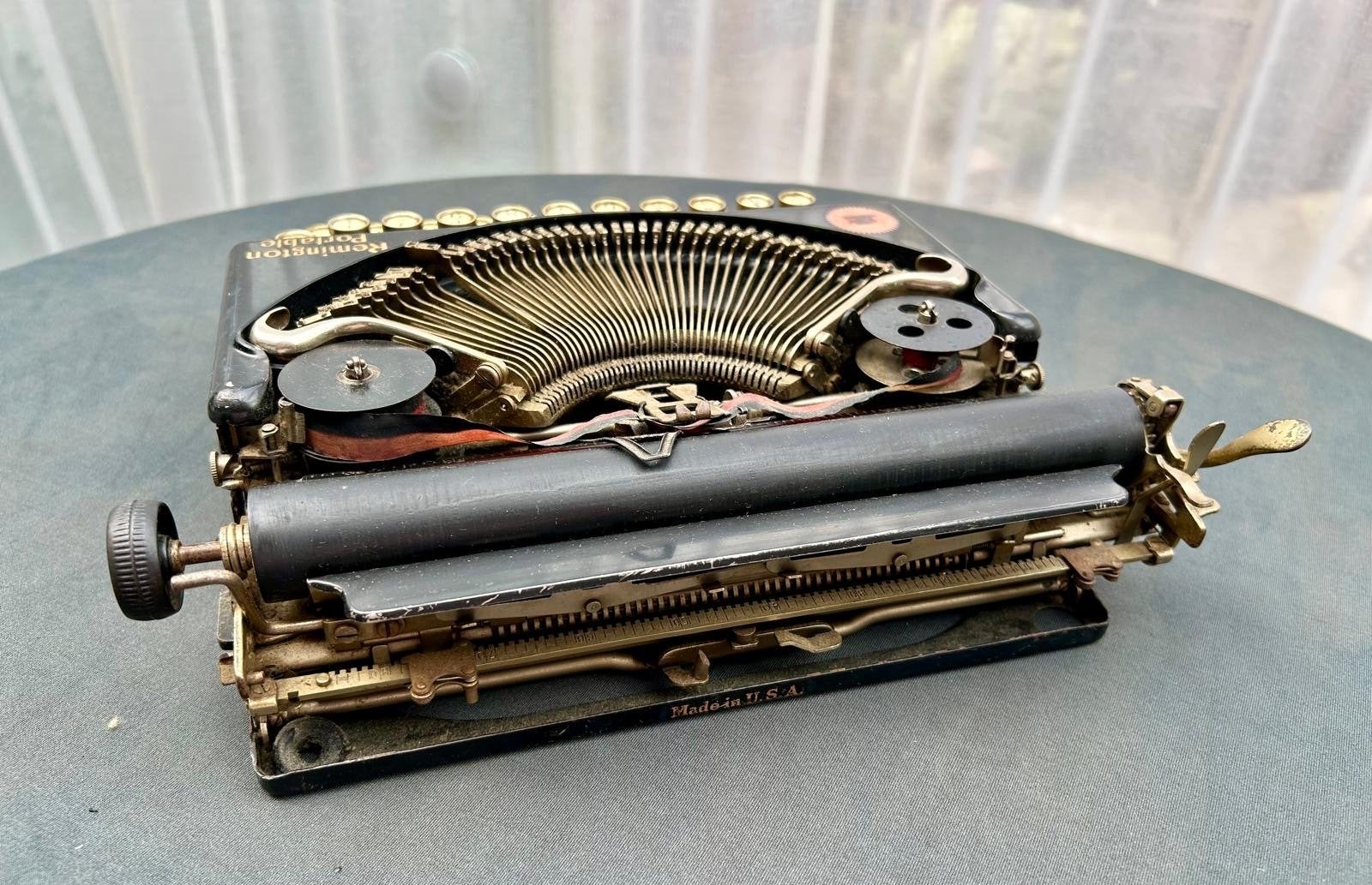 Vintage typemachine Remington jaren 20, Antiek en Kunst, Ophalen
