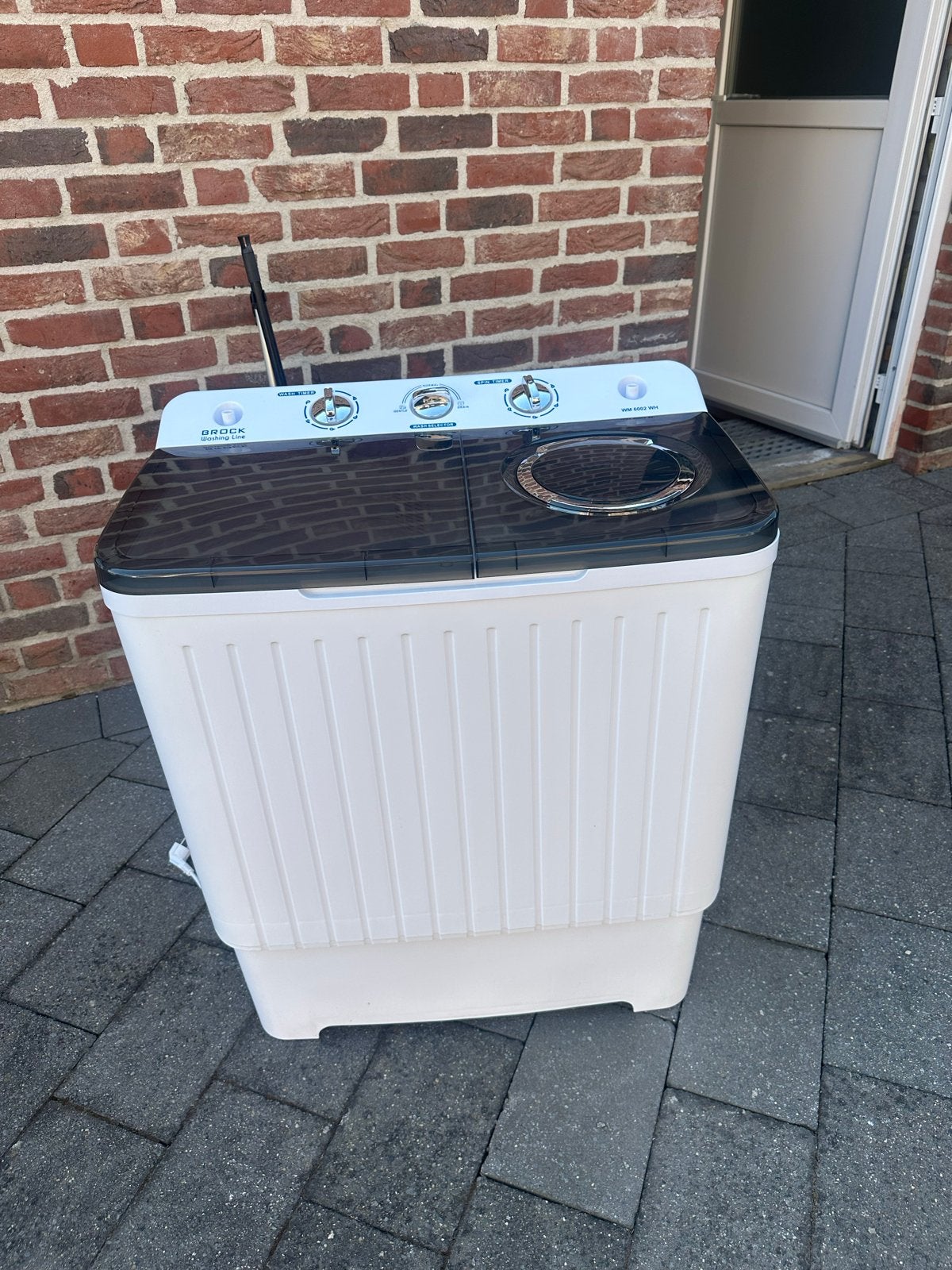 Nieuwe camping wasmachine met centrifuge - Brock WM6002WH, Witgoed en Apparatuur, Wasmachines, Nieuw, Bovenlader, 4 tot 6 kg, Minder dan 85 cm