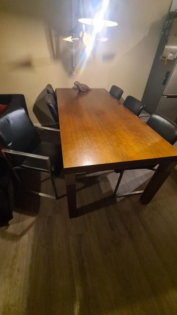 tafel en 6 stoelen evt ook kaste, Ophalen, Rechthoekig, 50 tot 100 cm