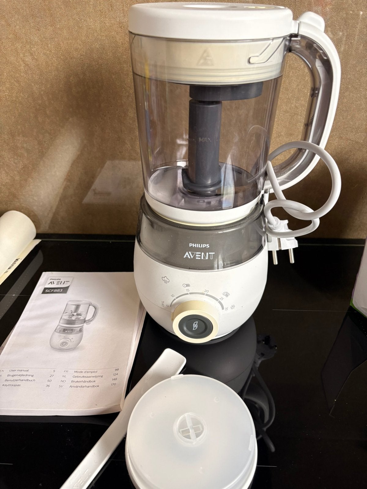 4-in-1 stomer/blender voor babyhapjes, Ophalen of Verzenden, Zo goed als nieuw, Overige typen