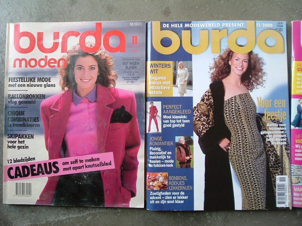 Burda, 4 magazines., Boeken, Ophalen of Verzenden, Zo goed als nieuw, Mode algemeen