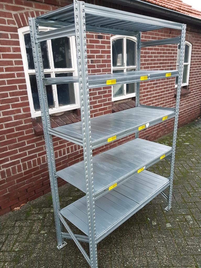 Metalsistem stelling 40cm diep/Legbord stelling/stelling, Huis en Inrichting, Kasten | Stellingkasten, Ophalen, Gebruikt