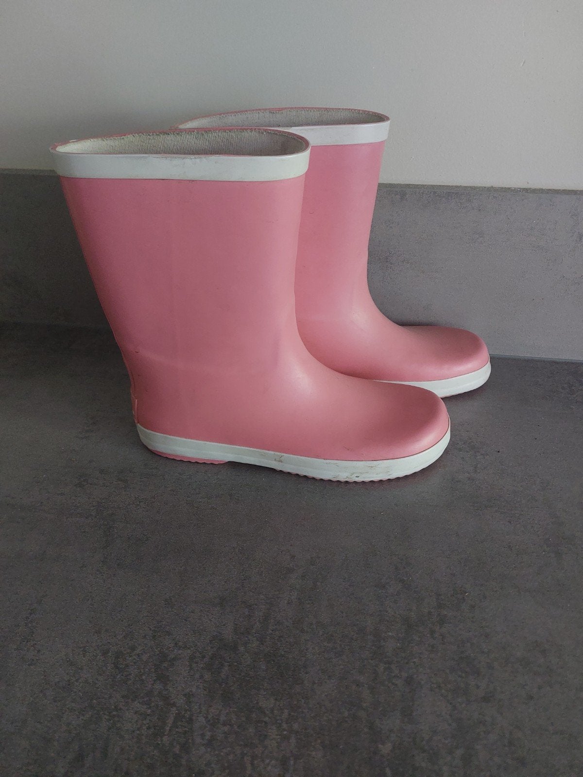 Roze regenlaarzen, Gebruikt, Meisje, Ophalen of Verzenden, Laarzen