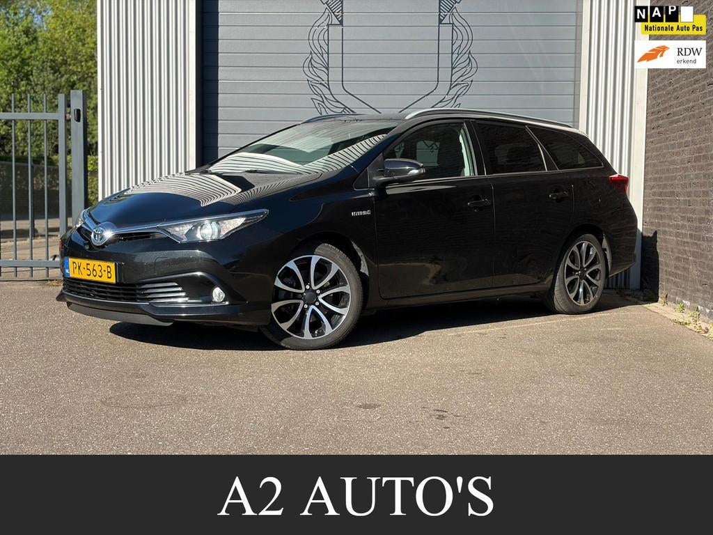 Toyota Auris Touring Sports 1.8 Hybrid Dynamic Go Cruise|Cam, Auto's, Gebruikt, Euro 6, Zwart, Origineel Nederlands