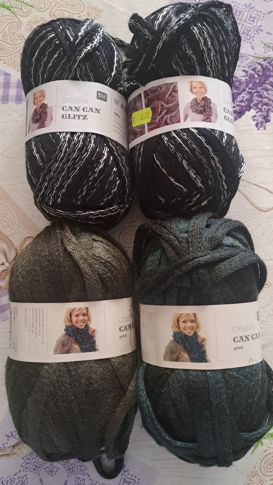 4 bollen sjaaltjesgaren - Creative Can Can Glitz & Print, Ophalen of Verzenden, Nieuw, Breien, Wol of Garen