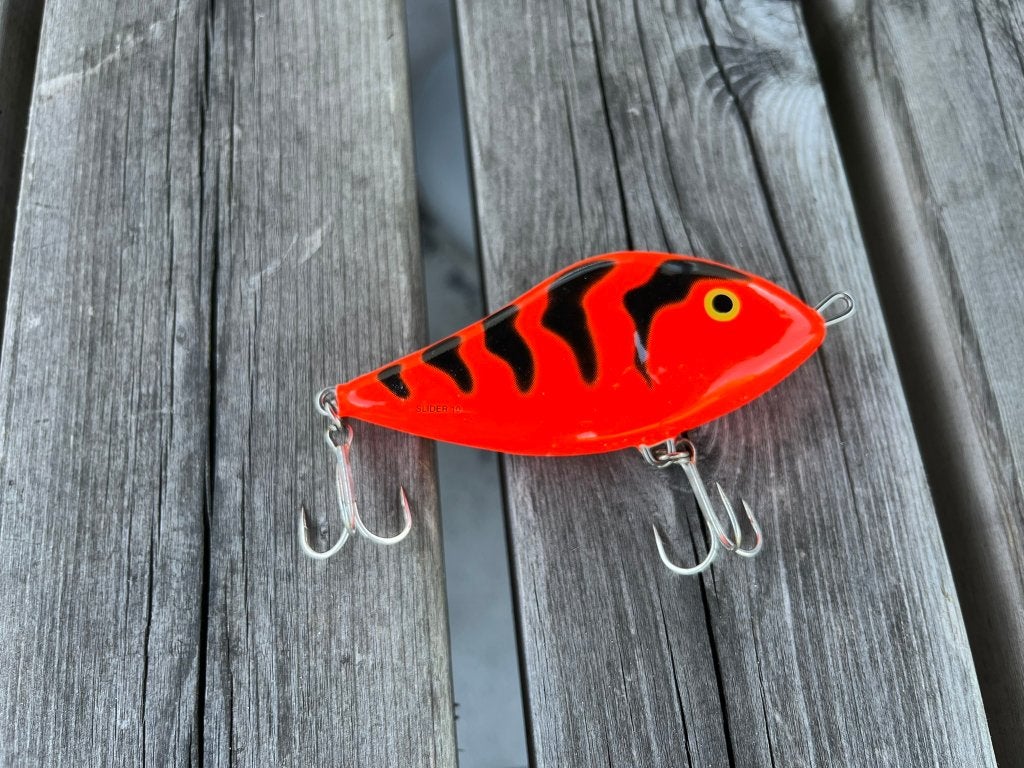Salmo Red Tiger Slider 10 jerkbait, Watersport en Boten, Ophalen, Zo goed als nieuw, Overige typen