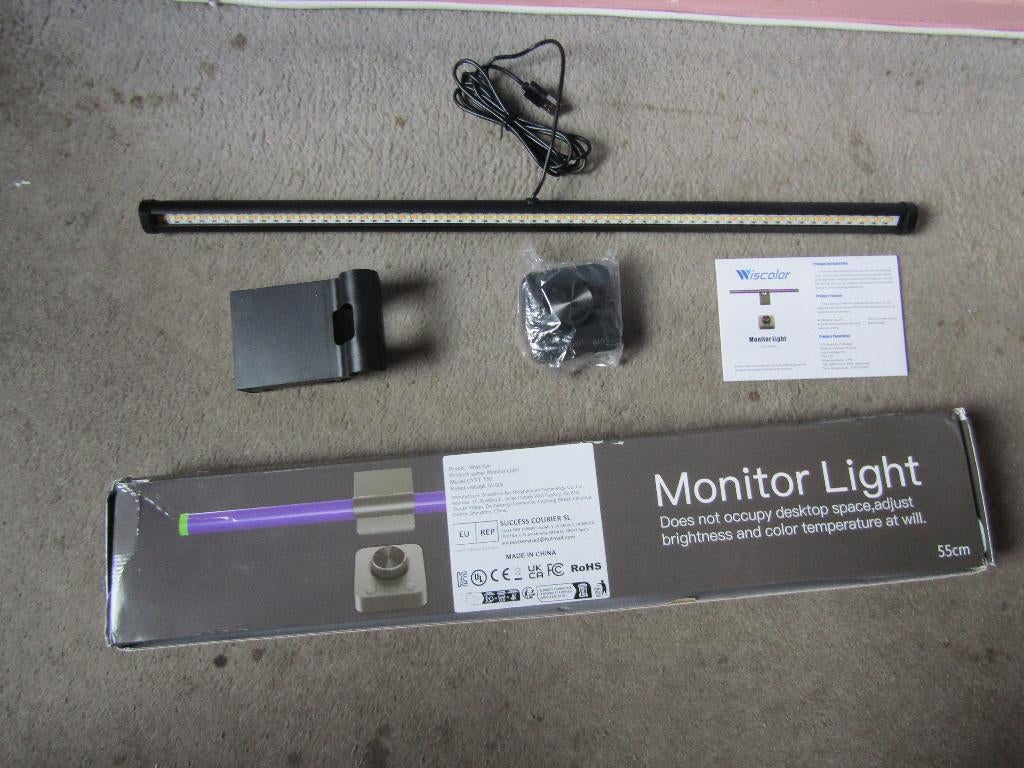 Monitor screen light LED lamp - NIEUW en ALLEEN OPHALEN, Ophalen, Nieuw, 60 Hz of minder, LED