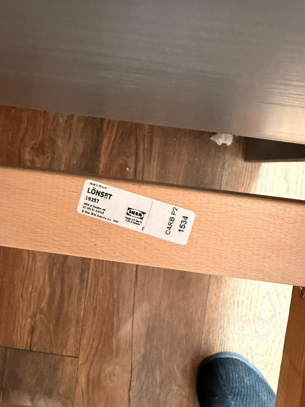 Ikea lattenbodem Lonset 90x200, Huis en Inrichting, Ophalen, Zo goed als nieuw, Eenpersoons, 90 cm