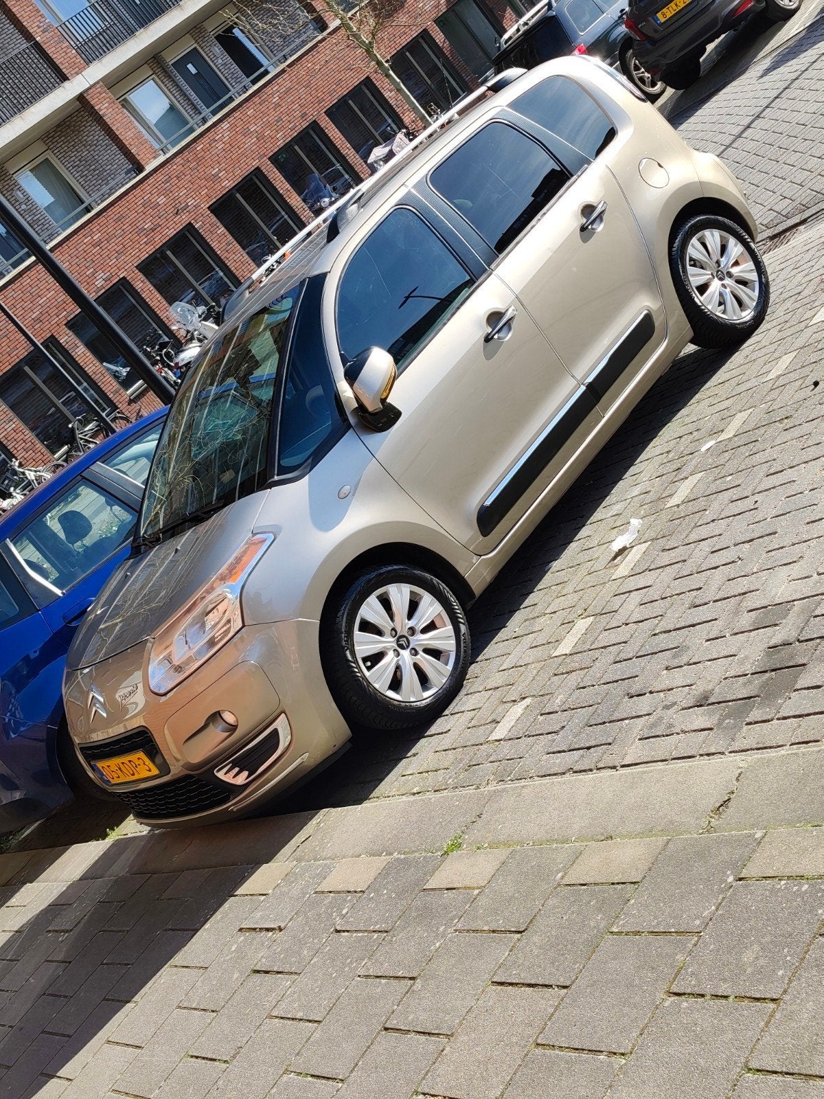 Citroën C3 Picasso 1.4 VTI 2009 Beige, Auto's, Voorwielaandrijving, 15 km/l, Beige, Origineel Nederlands