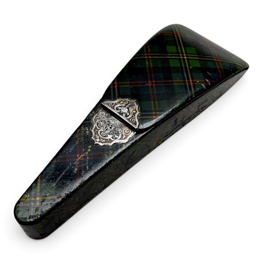Tartanware etui voor naaigerei, met ruitpatroon Malcolm