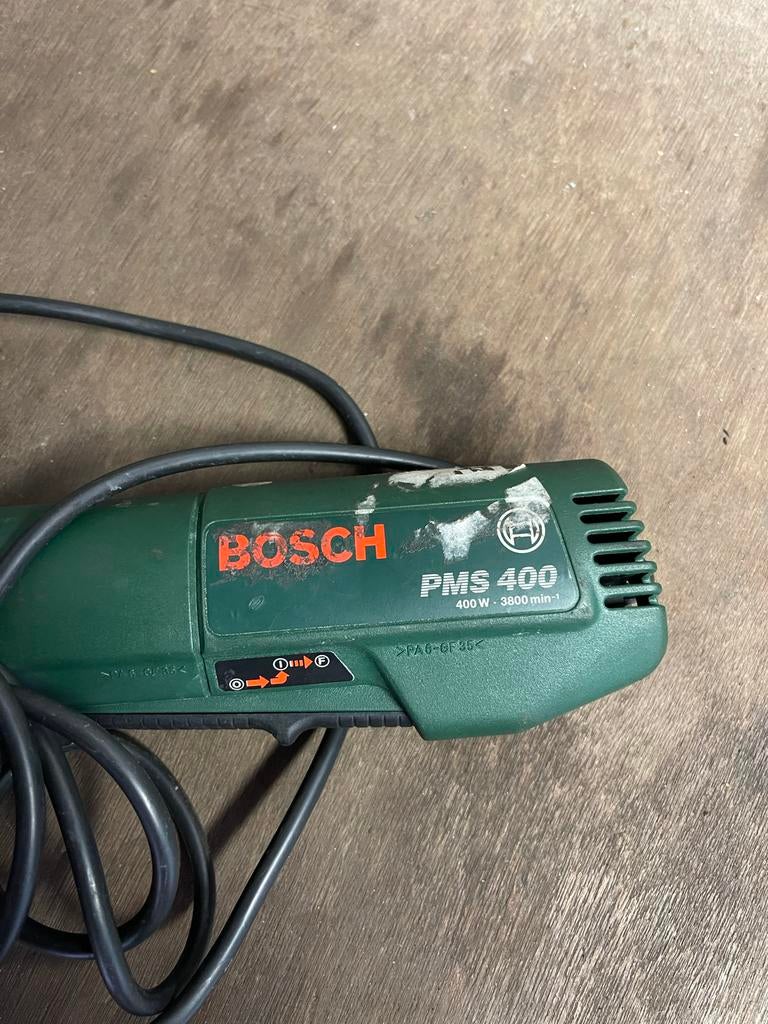 Bosch PMS 400 reciprozaag, Ophalen, Gebruikt, Minder dan 600 watt, 30 tot 70 mm