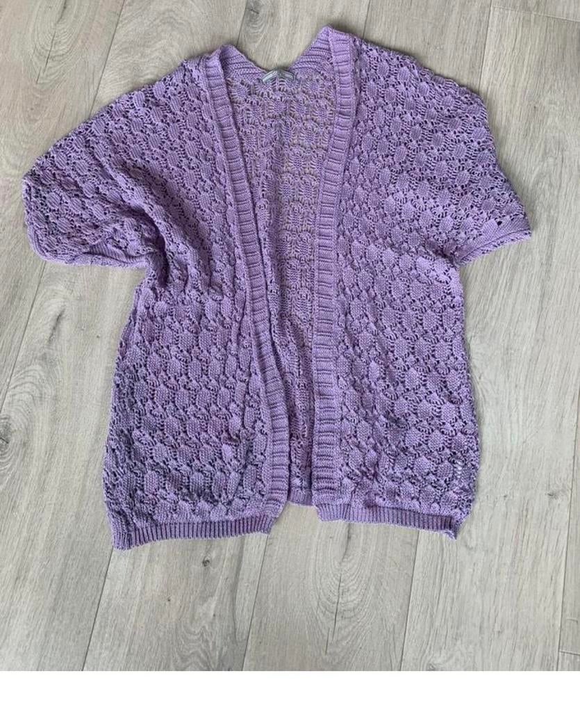Paars Gehaakt Vest - Sweet Jewellery - Maat M, Kleding | Dames, Ophalen of Verzenden, Zo goed als nieuw, Maat 38/40 (M), Paars