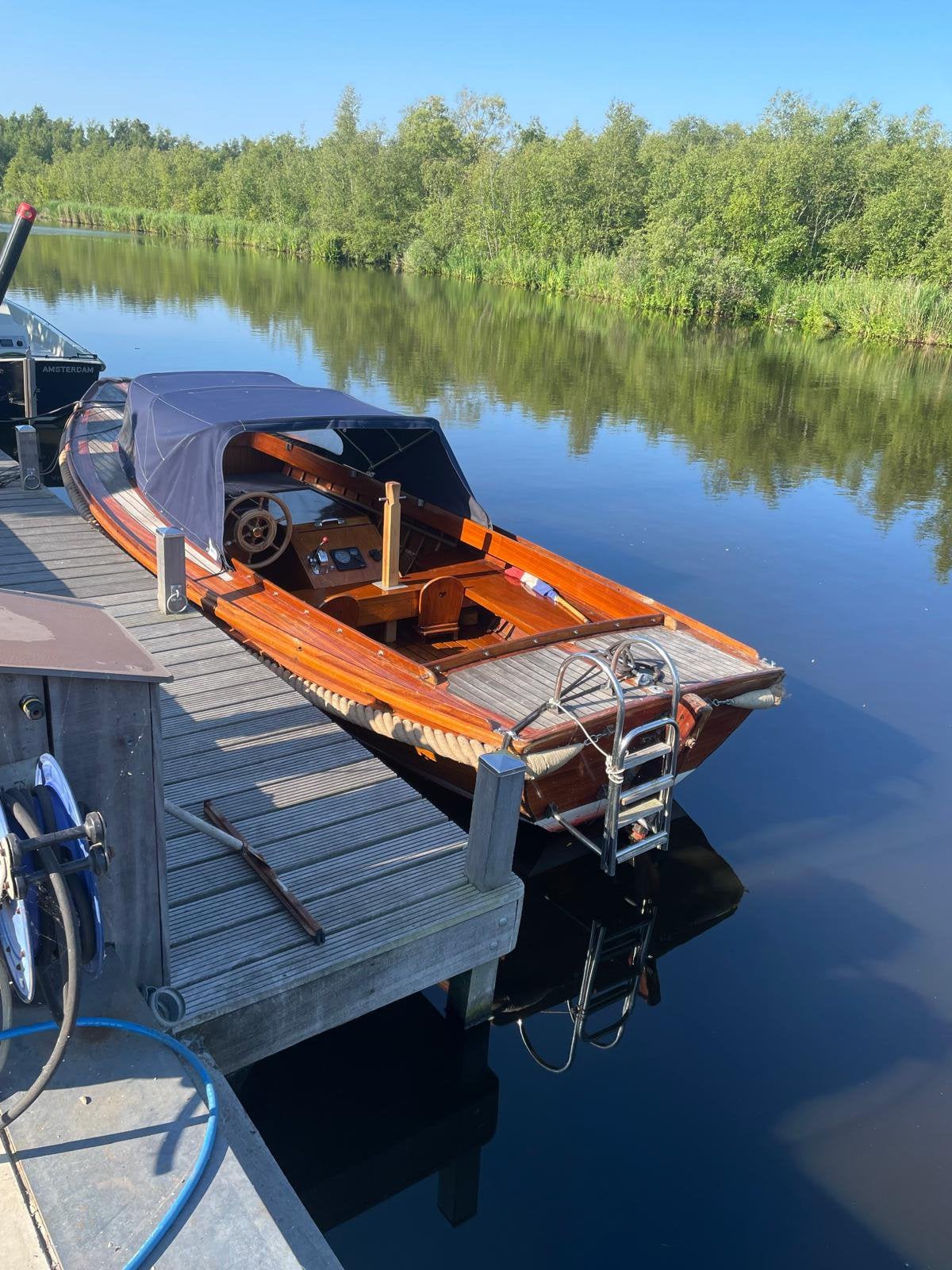 Houten Scherpelvlet 720 / Vetus 33 pk / Diesel Motor, Ophalen, Binnenboordmotor, Diesel, 33 pk