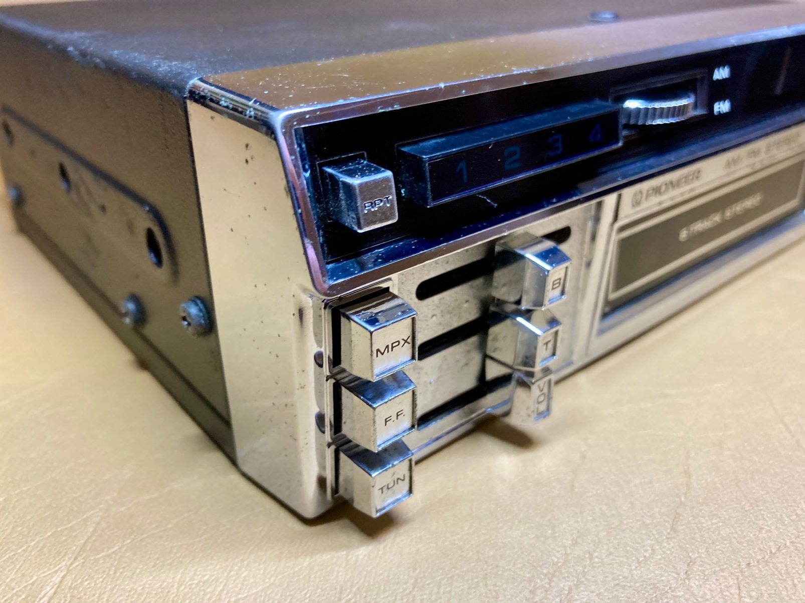 Pioneer TP8000 Radio/8Track speler, Ophalen of Verzenden, Gebruikt