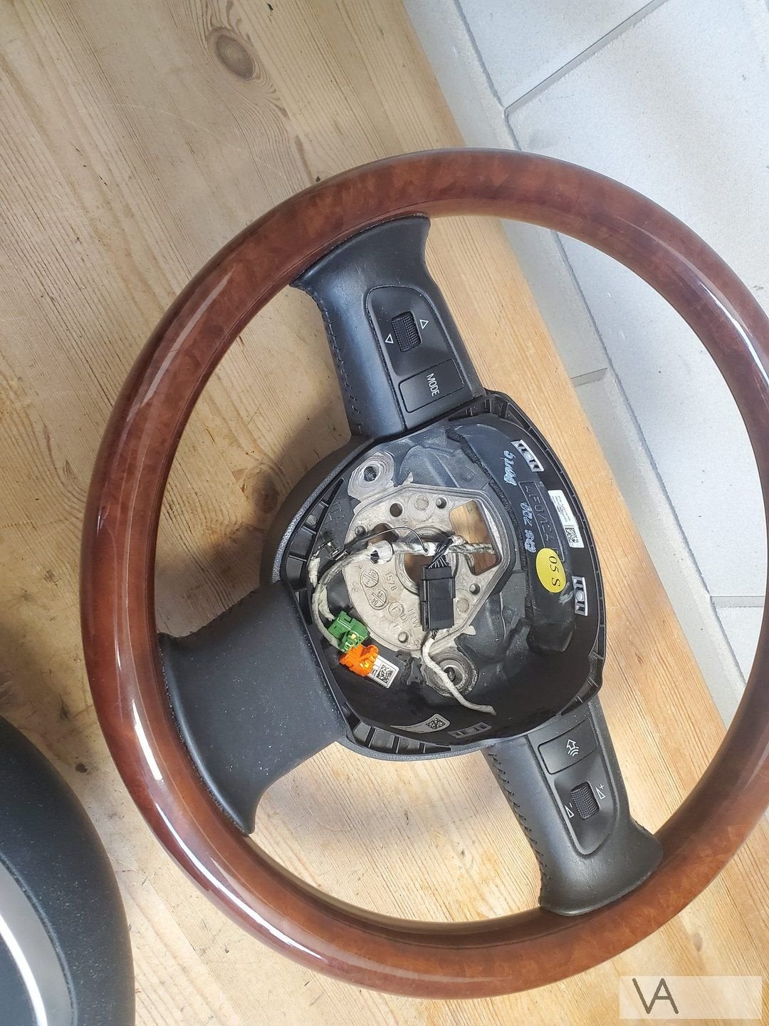 Audi A6 4f 2004 - 2011 houten stuur met airbag 4f0419091AR, Gebruikt, -, -, -
