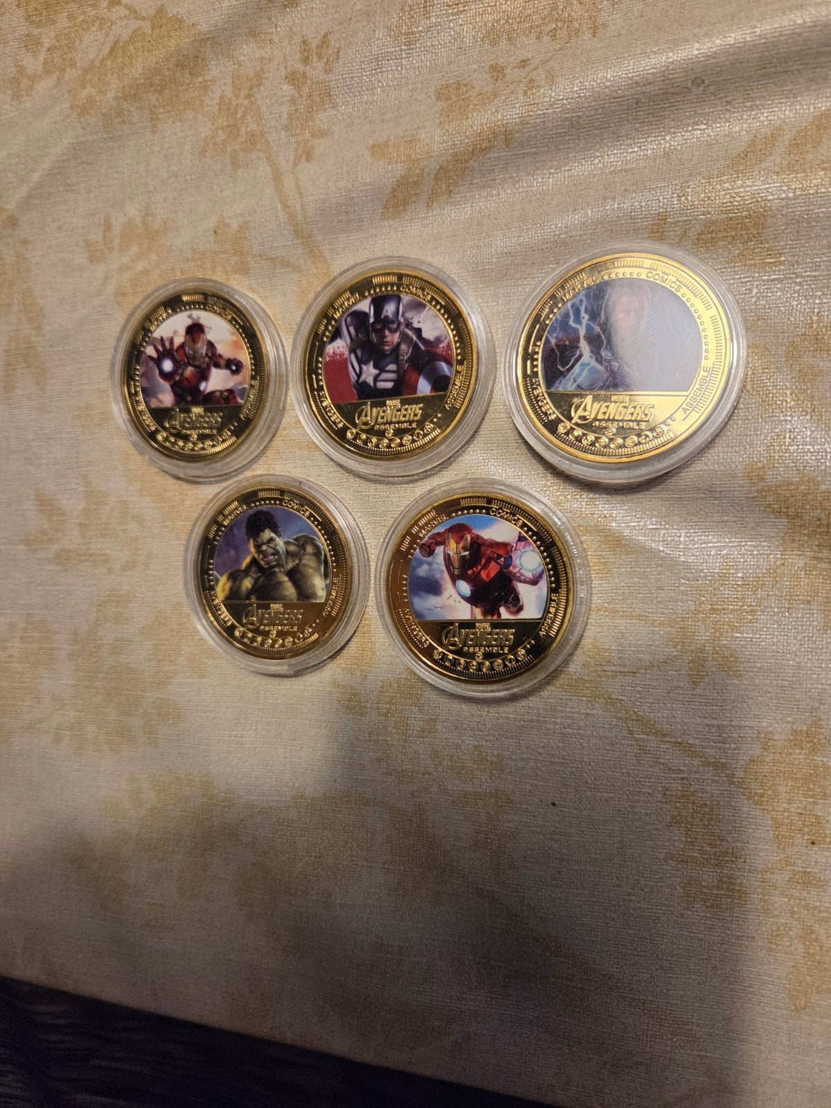 Marvel Avengers Munten Collectie - 5 Stuks, Ophalen of Verzenden, Nieuw