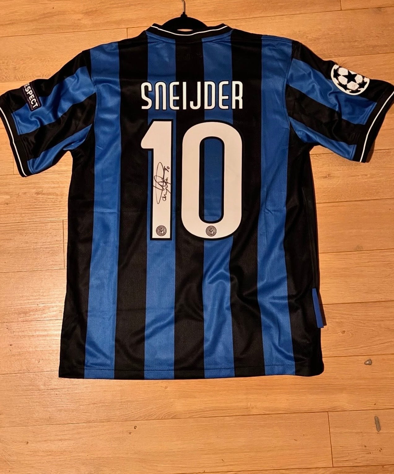RARE! Inter Milan 2010/11 Home Jersey #10 SNEIJDER, Ophalen of Verzenden, Nieuw, Zwart, Korte mouw