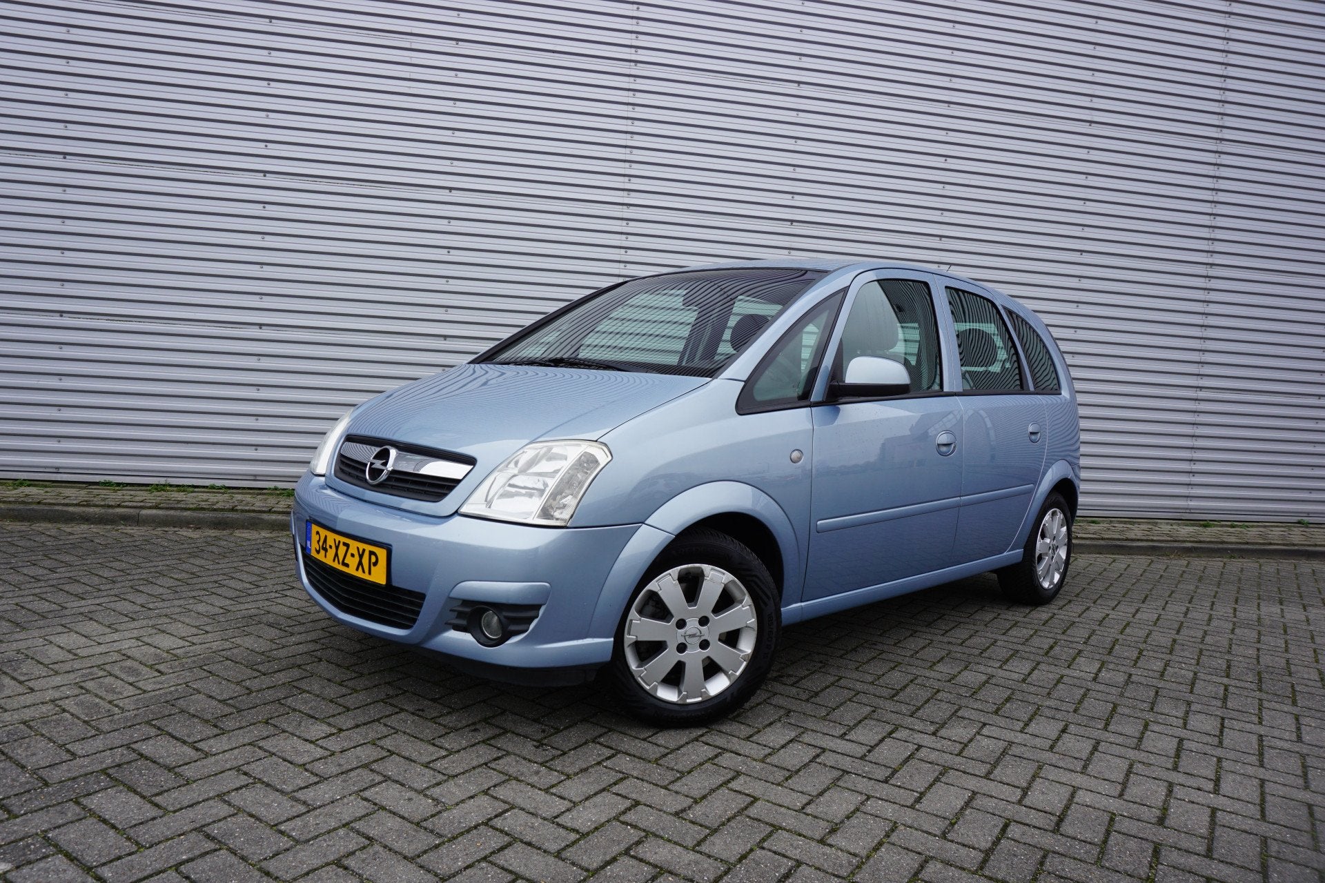 Opel Meriva 1.8-16V Temptation Climate / Elektr. ramen / Par, Auto's, Stof, 4 cilinders, Blauw, 1796 cc