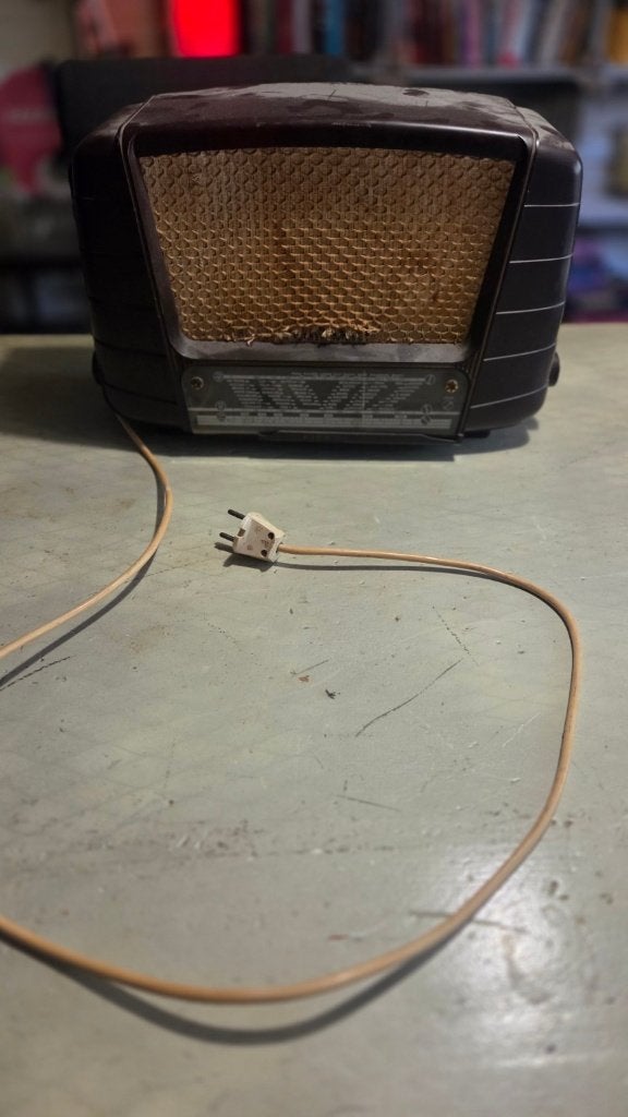 Erres vintage radio – bakeliet – werkend, Ophalen, Gebruikt, Radio