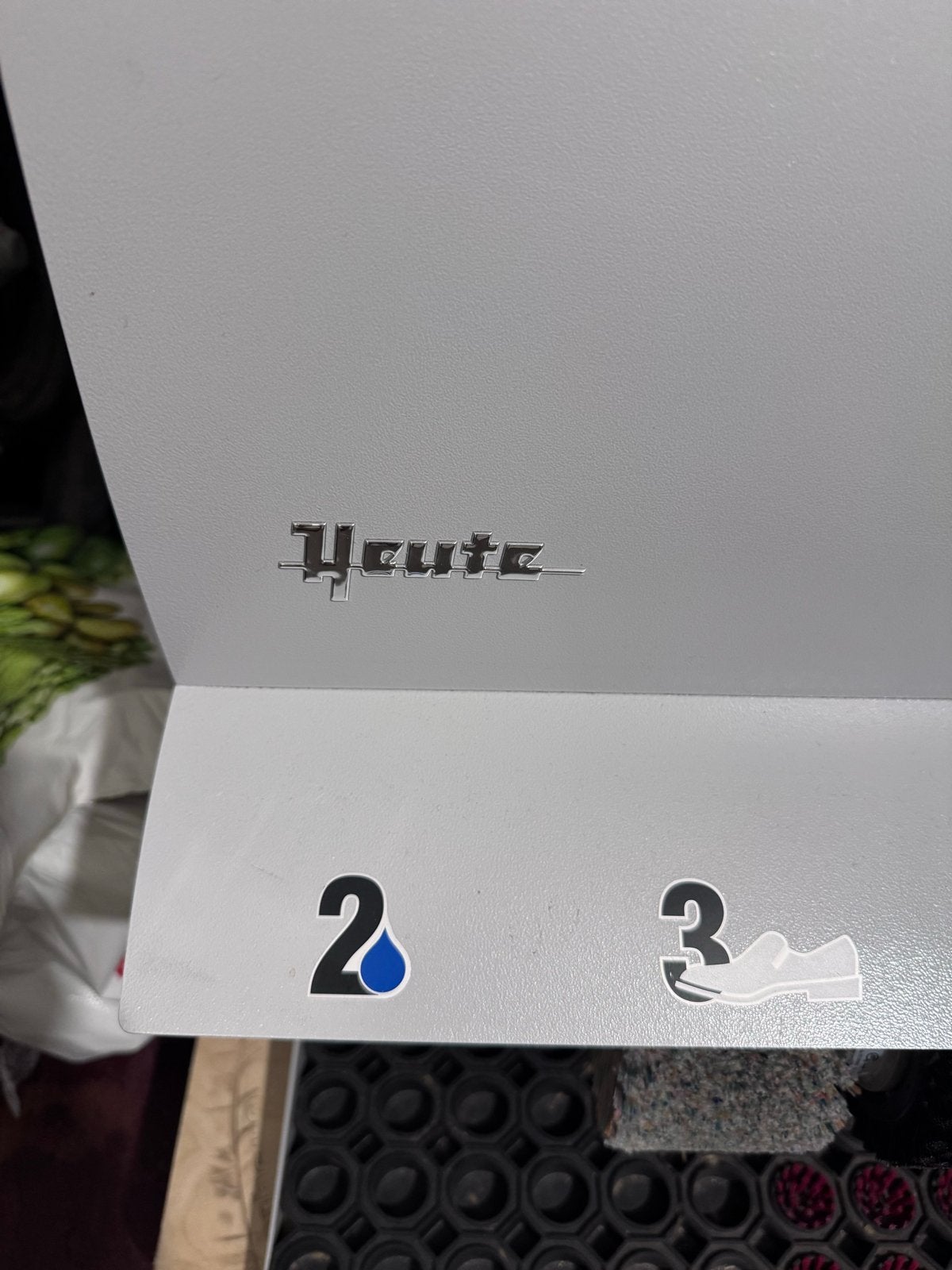 Professionele schoenpoetsmachine Heutz t.e.a.b., Ophalen, Gebruikt