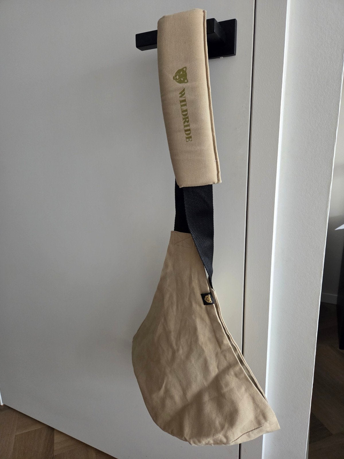 Wilderide kinderdrager beige heup- en draagzak, Kinderen en Baby's, Babydragers en Draagdoeken, Zij, Zo goed als nieuw, Draagzak