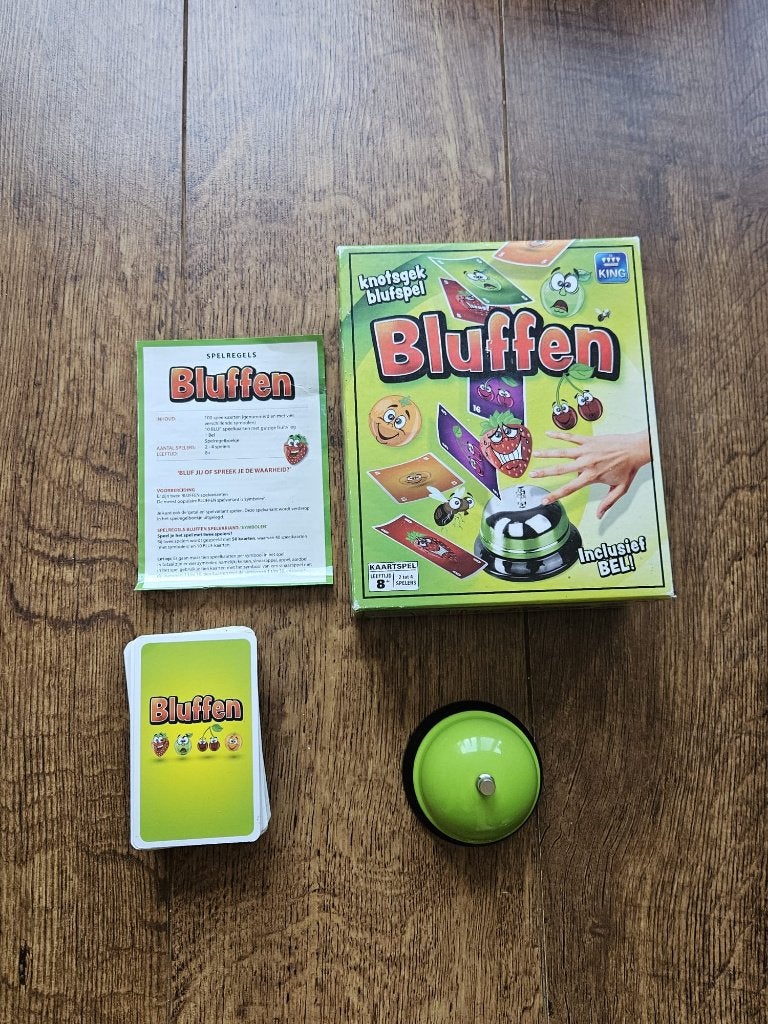 Bluffen spel, Een of twee spelers, Ophalen of Verzenden, Zo goed als nieuw, King