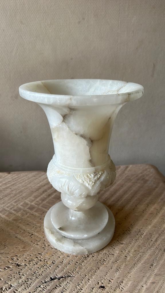 Elegante Albasten Vaas - 24cm Hoog, Bijna 2kg, Ophalen of Verzenden
