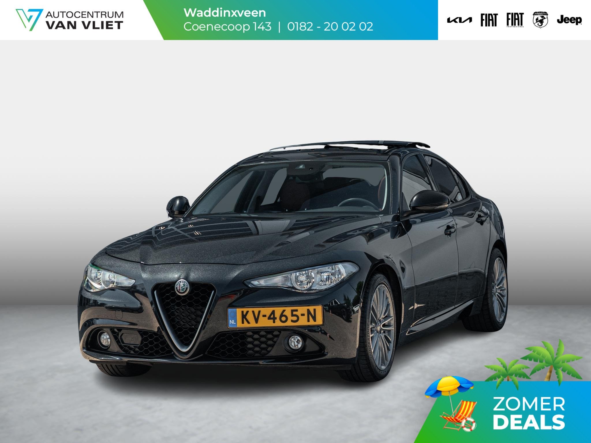 Alfa Romeo Giulia 2.0 Turbo Aut. 200pk Super | Bruin Leder |, Auto's, Alfa Romeo, Automaat, Achterwielaandrijving, Euro 6, 4 cilinders