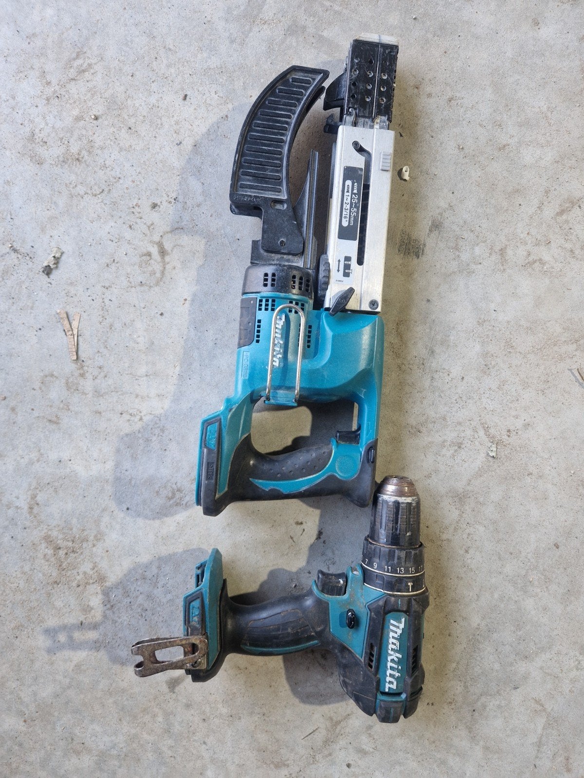 makita schroefmachines, Ophalen