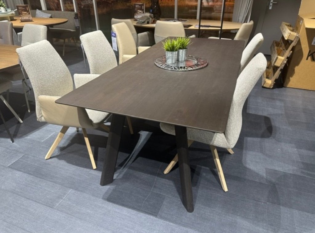 Topform Arezzo eettafel, Gebruikt, Eikenhout, 200 cm of meer, Vijf personen of meer